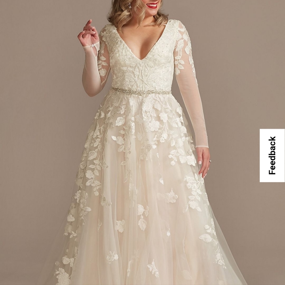 New Davids Bridal Wedding Dress With Tags